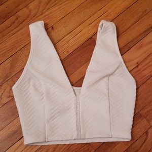 White Crop Top